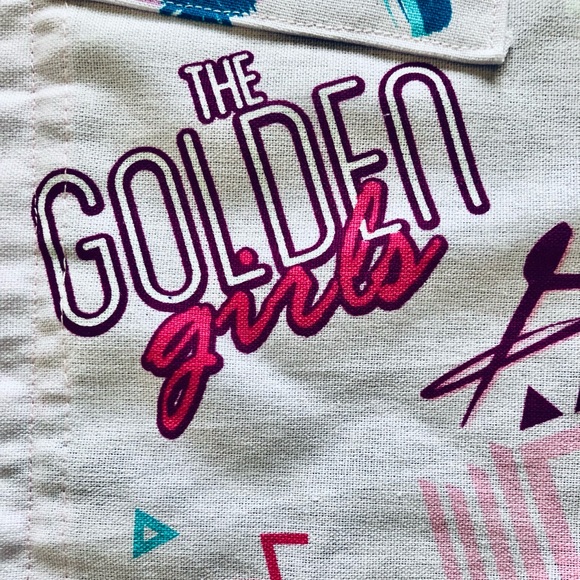 The Golden Girls Apron Retro 80s 90s Waist Apron with Pocket NEW Ruffle - Picture 12 of 15